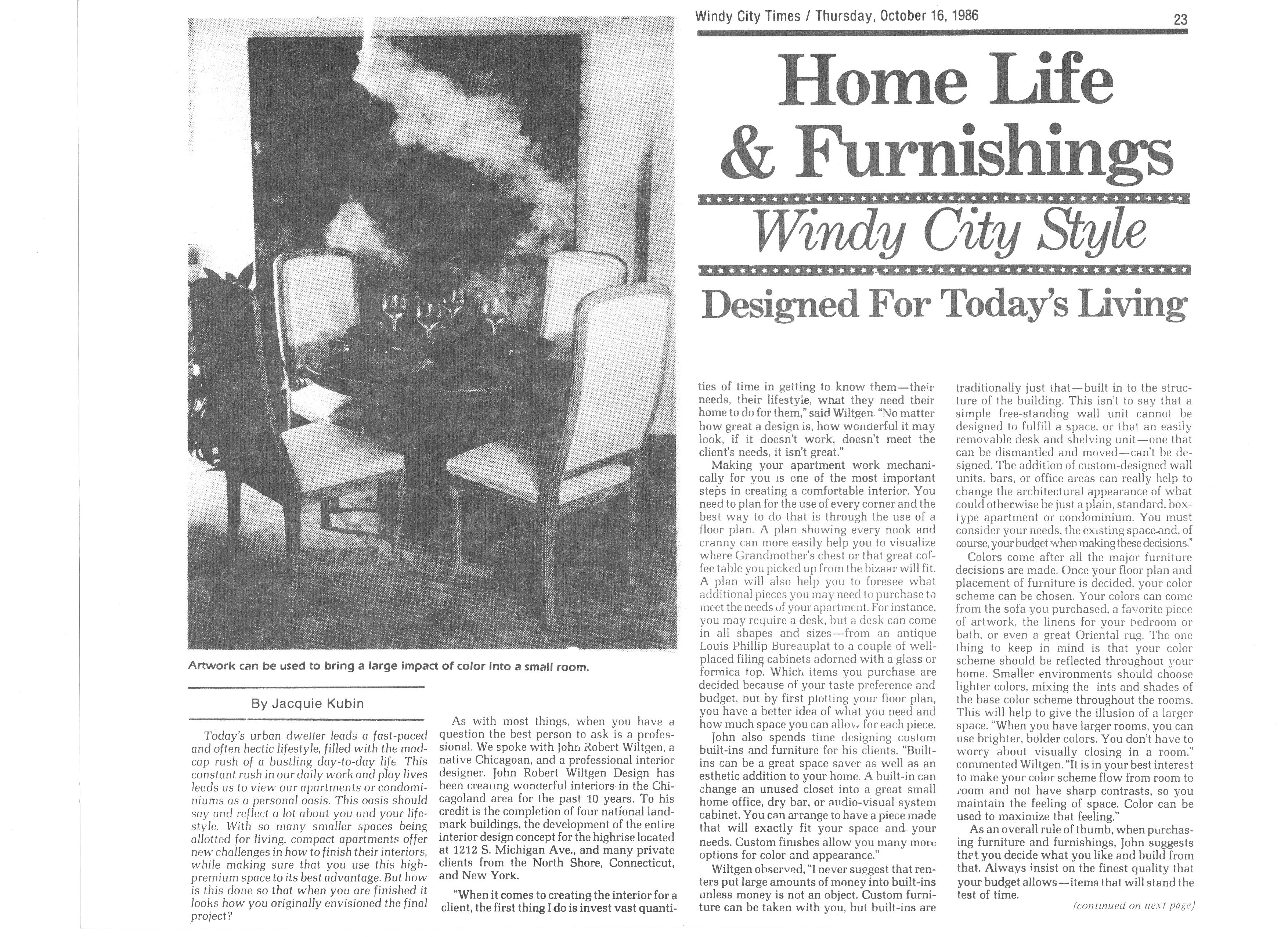 Home Life and Furnishings Designed for Today's Living (1)