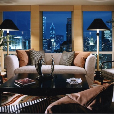Art Deco Inspired Living Room Design