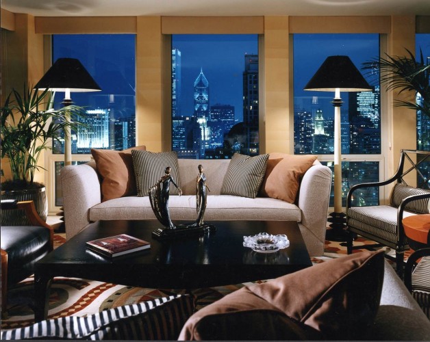 Art Deco Inspired Living Room Design