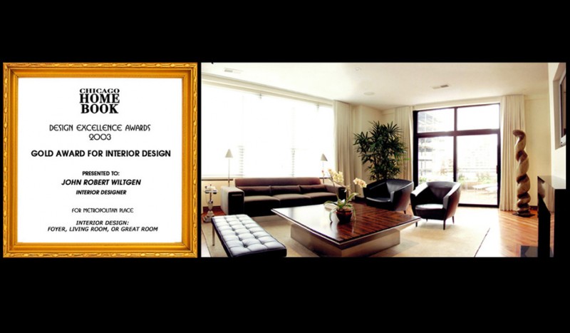 Chicago Home Book Golden Award for Interior design and picture awarded work