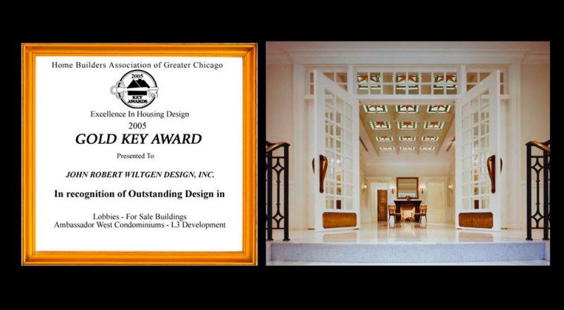 2005 Gold Key Award for Outstanding design in Lobbies with sample work