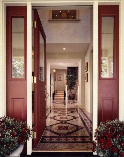 Model Home Warm And Welcoming Doorway