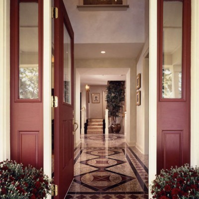 Model Home Warm And Welcoming Doorway