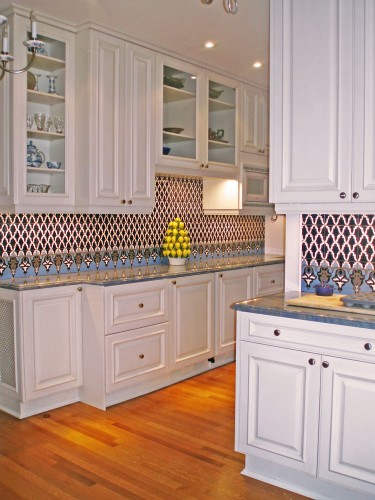 Residential Kitchen White & Tile Renovation