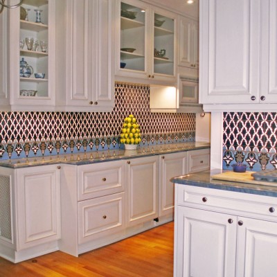 Residential Kitchen White & Tile Renovation