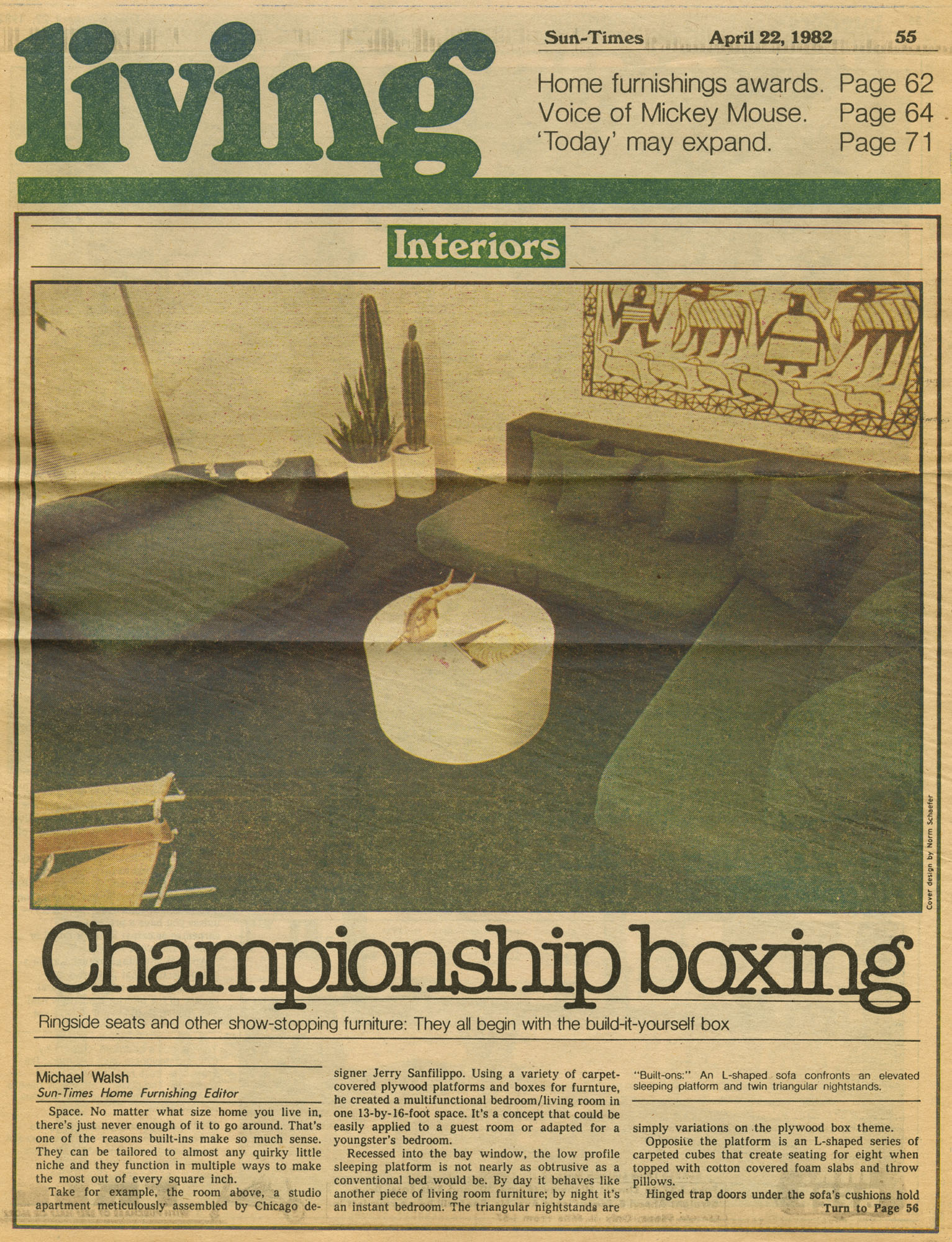 April22,1982 Sun-Times- Championship Boxing